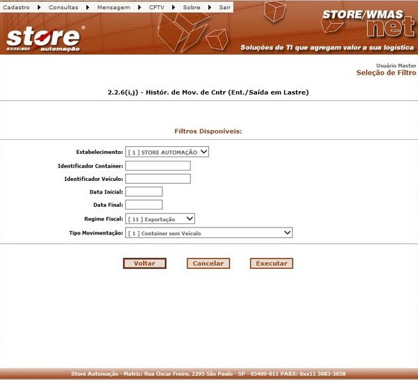 2.2.6(I,J) - HISTÓR. DE MOV. DE CNTR (ENT.SAÍDA EM LASTRE)